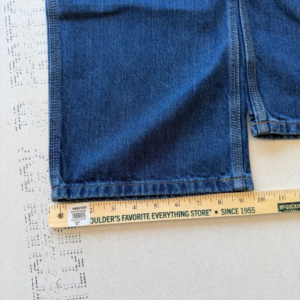 Y2K VERY BAGGY Carhartt Carpenter Jeans Dark Wash Denim